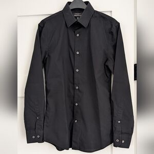 Banana Republic Black Men's Slim Fit Dress Shirt